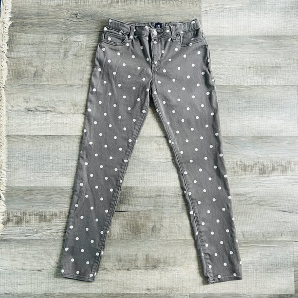 GAP Polka Dot Stretch Jean Jeggings (size 14) - Picture 5 of 12